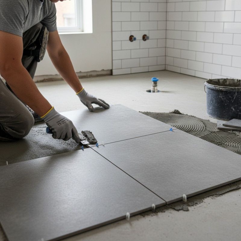 Tile Floor Installation